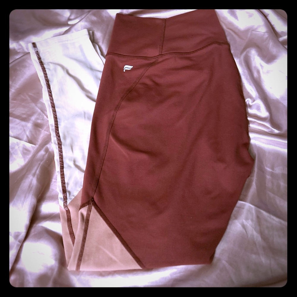 Fabletics Pink Ombré Leggings